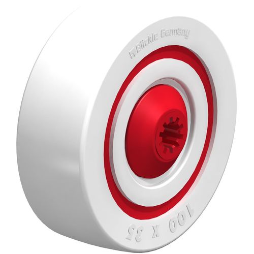 Ruota con fascia - POW series - Blickle Räder+Rollen GmbH u. Co. KG - in nylon / a bassa rumorosità