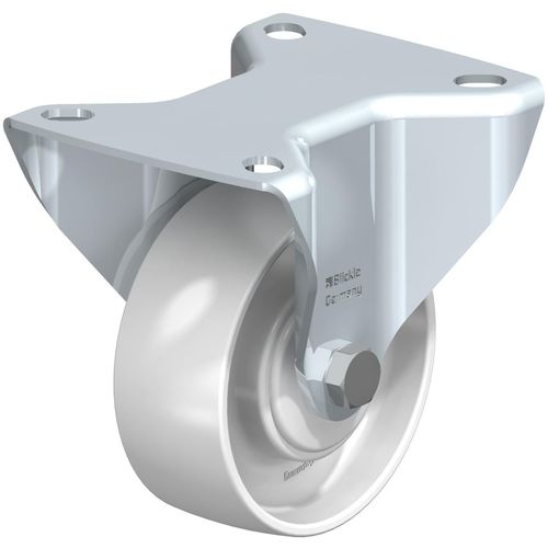 Ruota fissa - B-PO series - Blickle Räder+Rollen GmbH u. Co. KG - con piastra girevole / a bassa rumorosità / in acciaio imbutito