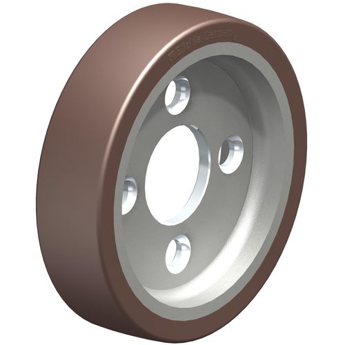 Ruota con fascia - GBA series - Blickle Räder+Rollen GmbH u. Co. KG - in poliuretano / per carichi pesanti / antitraccia
