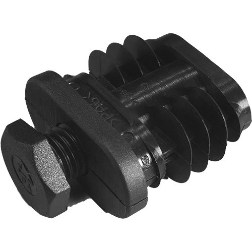 Tappo ovale - PDO series - PLASTEM - filettato / maschio / in metallo