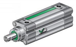 Cilindro pneumatico - AX1, AW1 series - VESTA - telescopico / a doppio effetto