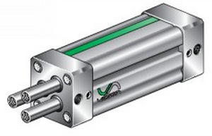 Cilindro pneumatico - AX7, AW7 series - VESTA - telescopico / a doppio effetto