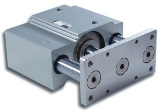 Cilindro pneumatico - VESTA - a doppio effetto / compatto / guidato