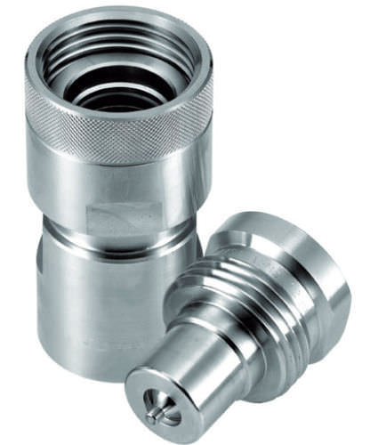 Raccordo pneumatico - VVS series - FASTER S.p.A. - rapido / in acciaio inossidabile / a valvola