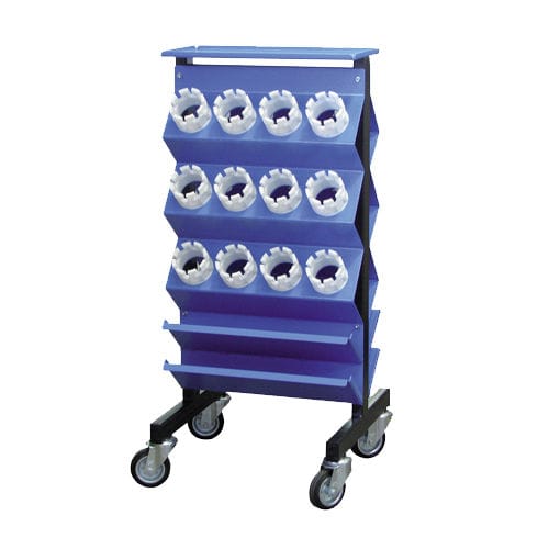 Carrello da officina - QDS 239 C/ T - Uniflex-Hydraulik GmbH - 3 livelli / portautensili / con rotelle