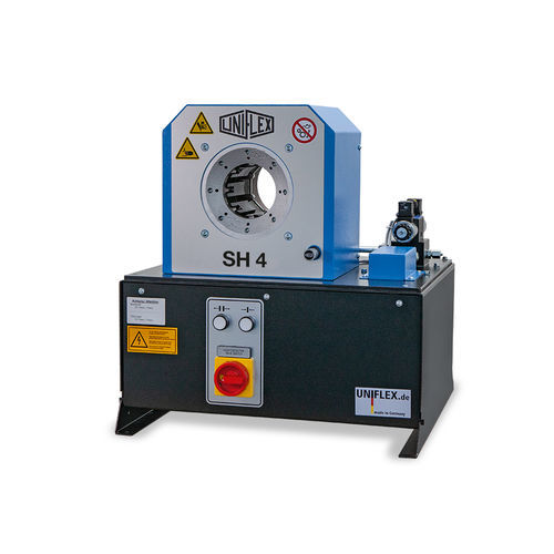 Pressa crimpatrice per tubi flessibili - SH4 series - Uniflex-Hydraulik GmbH - semiautomatica / elettroidraulica / compatta