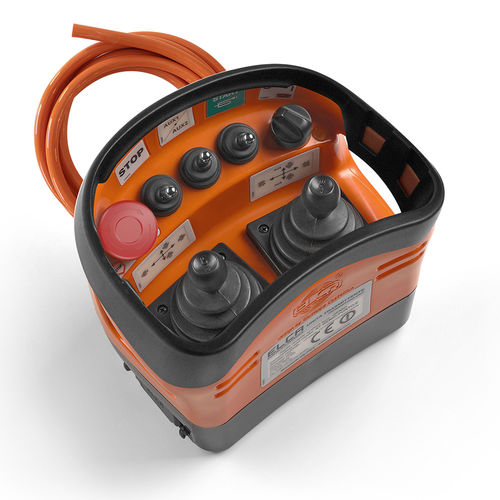 Telecomando con cavo - TEL-PUNTO - ELCA RADIOCONTROLS - a joystick / con interruttore leva / per gru da cantiere