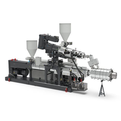 Linea di coestrusione doppia vite - twinEX - Battenfeld-Cincinnati - 3 strati / compatta / per profilati