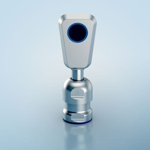Sensore a ultrasuoni in acciaio inossidabile - pms series - microsonic - con interfaccia IO-Link