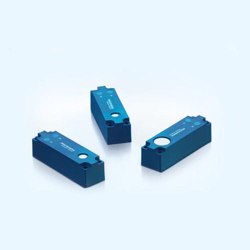 Sensore di distanza ad ultrasuoni - lcs series - microsonic - 4-20 mA / 0-10 V / connettore M12
