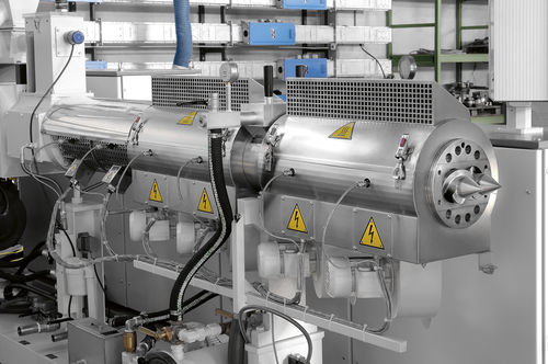 Estrusore bivite conica - KBA  - AMUT - per tubi / per profilati / per PVC