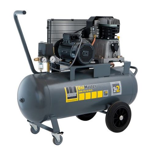 Compressore a pistone - UNM 510-10-90 D - Schneider Druckluft GmbH - d'aria / con motore elettrico / mobile