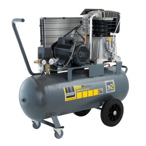 Compressore a pistone - UNM 660-10-90 D - Schneider Druckluft GmbH - d'aria / con motore elettrico / su rotelle