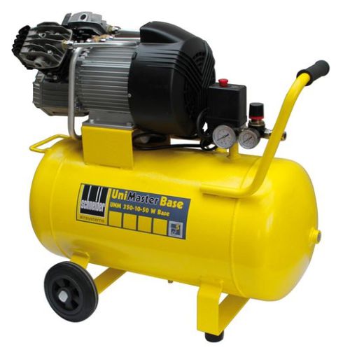 Compressore a pistone - UNM 350-10-50 W - Schneider Druckluft GmbH - d'aria / con motore elettrico / su rotelle