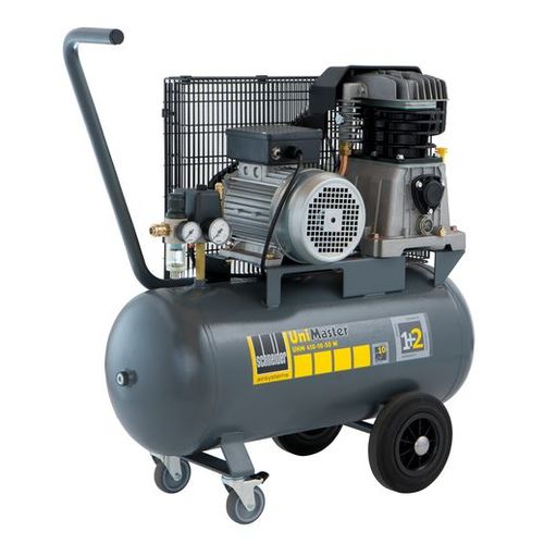 Compressore a pistone - UNM 410-10-50 W - Schneider Druckluft GmbH - d'aria / AC / su rotelle