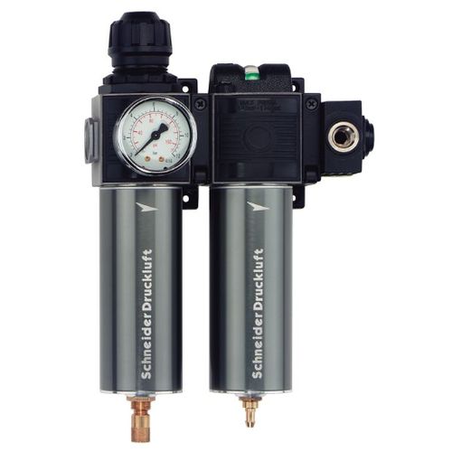 Filtro regolatore lubrificatore per aria compressa - FDM/FF 1/2 - Schneider Druckluft GmbH - ad aria / a carboni attivi