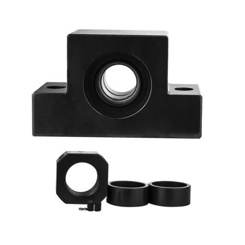 Supporto per cuscinetto in acciaio - LEK series - GUANGZHOU LINK AUTOMATION EQUIPMENTCO., LTD - senza manutenzione / con cuscinetto a sfera a contatto obliquo / per vite a sfere