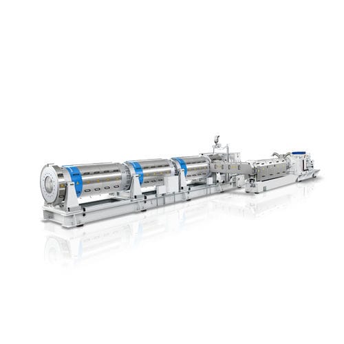 Linea di estrusione per pannelli in materia plastica - KraussMaffei - per tubi / per termoplastici / per film espansi