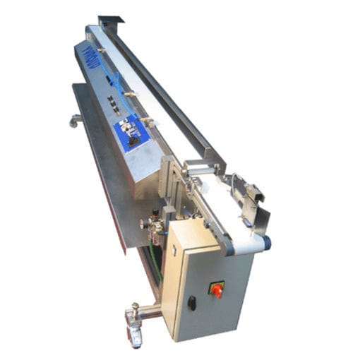 Trasportatore a nastro - COT series - YVROUD - di grande larghezza / per linea di estrusione