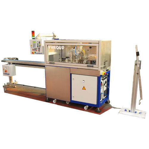 Macchina da taglio con ghigliottina - AT80-65 P - YVROUD - per metallo / per tubi / controllata da PLC