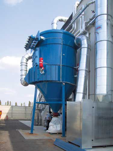 Depolveratore a cartuccia - AIRALT - Coral - con rimozione pneumatica / per l'industria agroalimentare / per l'industria farmaceutica