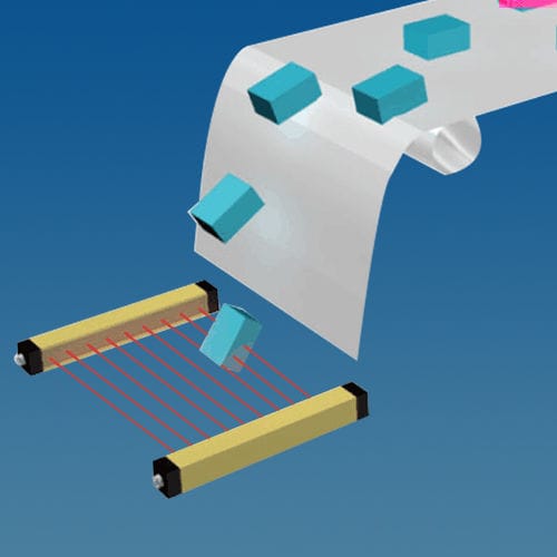 Barriera fotoelettrica di controllo accessi - AS series - Intellisense Microelectronics - multifascio / a barriera