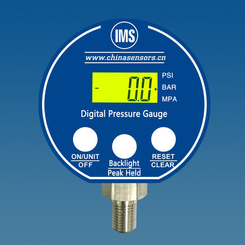 Manometro digitale - Intellisense Microelectronics - per aria / per vuoto / per liquidi