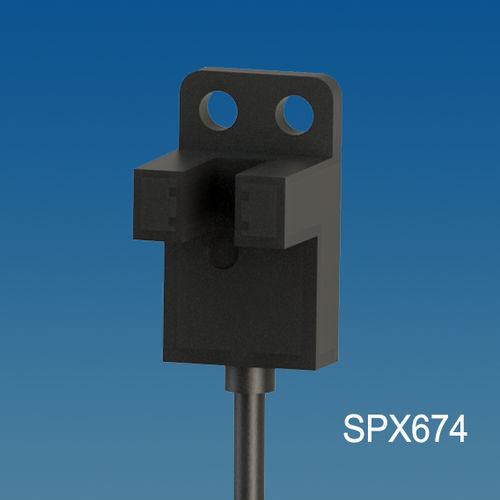 Sensore fotoelettrico a barriera - SPX674 - Intellisense Microelectronics - infrarosso / compatto / in miniatura