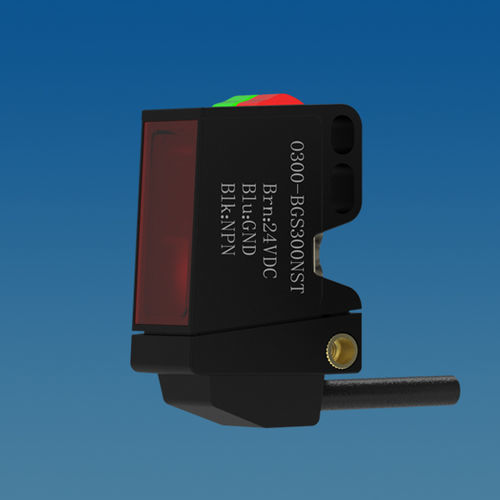 Sensore fotoelettrico con soppressione di sfondo - O300-BGS - Intellisense Microelectronics - rettangolare / infrarosso / luce rossa