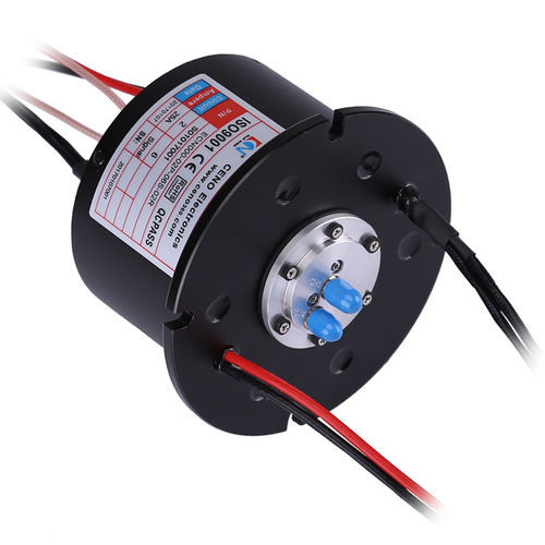 Collettore rotante a canale RF - ECN000-02P-06S-02R - CENO Electronics technology Co., Ltd - per trasmissione di segnali / industriale / non specificato