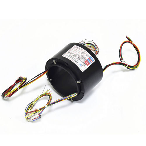 Collettore rotante elettrico - ECN080-04P2-13S - CENO Electronics technology Co., Ltd - con foro passante / in metallo / IP54