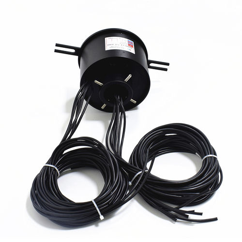 Collettore rotante elettrico - ECN045-06P - CENO Electronics technology Co., Ltd - ad albero cavo / industriale / in lega d'alluminio