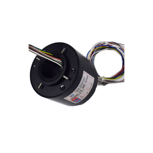 Collettore rotante elettrico - ECN080-06P3 - CENO Electronics technology Co., Ltd - con foro passante / industriale / in metallo