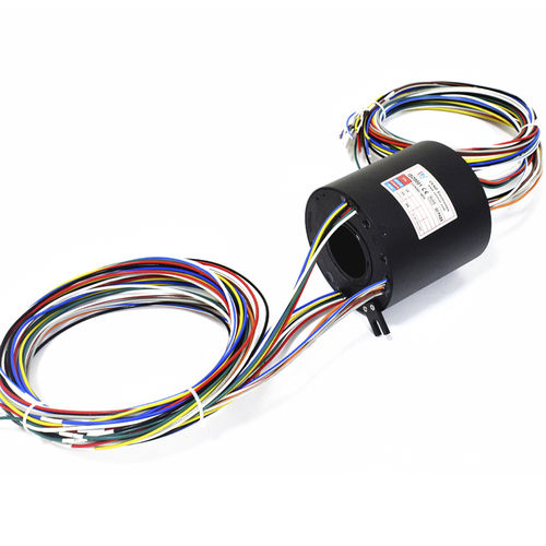 Collettore rotante elettrico - ECN050-18P3 - CENO Electronics technology Co., Ltd - ad albero cavo / per applicazioni idrauliche / in lega d'alluminio