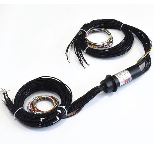 Collettore rotante a capsula - ECN000-64P - CENO Electronics technology Co., Ltd - in lega d'alluminio / IP54 / con contatti in oro