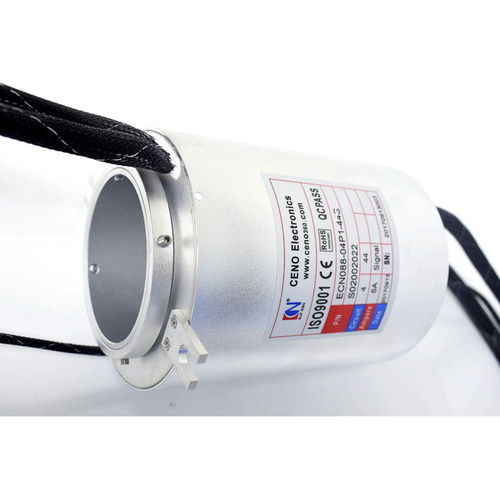Collettore rotante a tenuta stagna - ECN088-04P1-44S-IP65-JZ - CENO Electronics technology Co., Ltd - con foro passante / per antenna radar / per applicazioni marine