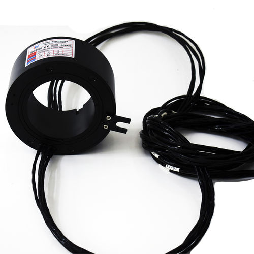 Collettore rotante con foro passante - ECN080-02P2-03P1-09S - CENO Electronics technology Co., Ltd - industriale / in lega d'alluminio / modulare
