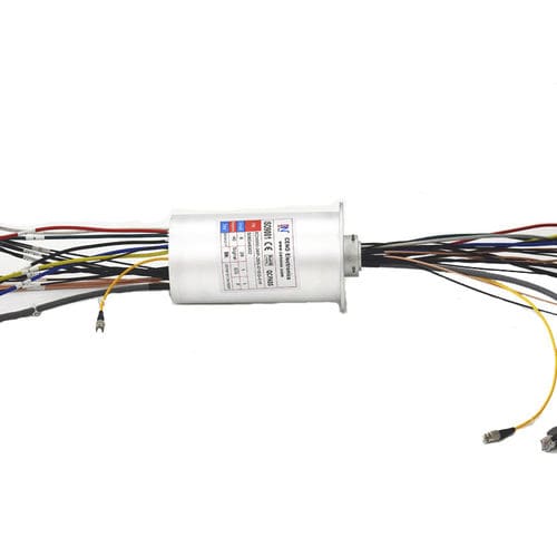 Collettore rotante di fibra ottica - ECN000-06P-26S-01EG-01F - CENO Electronics technology Co., Ltd - Ethernet gigabit / RS-422 / ibrido