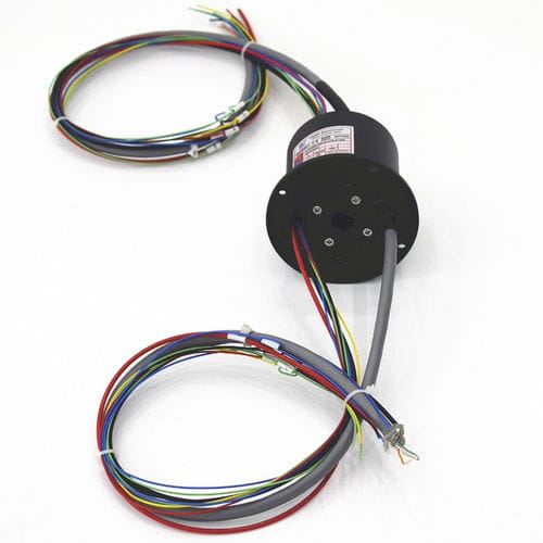 Collettore rotante via Ethernet - ECN000-02P3-07S-01EM - CENO Electronics technology Co., Ltd - ad albero pieno / industriale / in lega d'alluminio