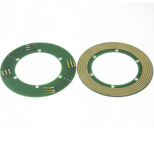 Collettore rotante albero di trasmissione - PSCN082-06P1 - CENO Electronics technology Co., Ltd - tipo pancake / industriale / in rame spazzolato