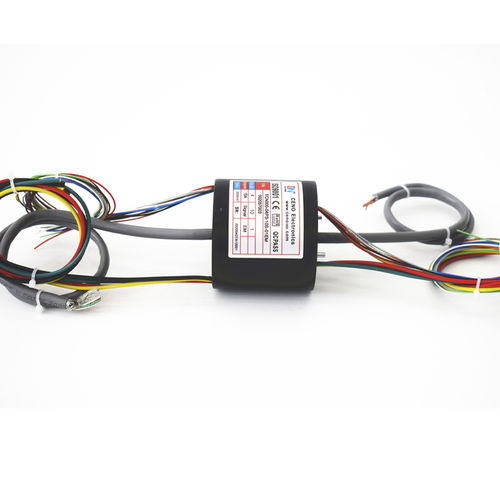 Collettore rotante via Ethernet - ECN000-04P3-10S-01EM  - CENO Electronics technology Co., Ltd - ad albero cavo / industriale / in lega d'alluminio