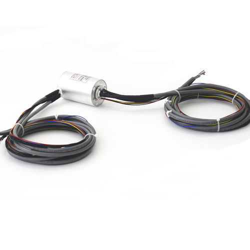 Collettore rotante via Ethernet - ECN012-04P1-04S-01EM-01EG - CENO Electronics technology Co., Ltd - ad albero cavo / industriale / compatto