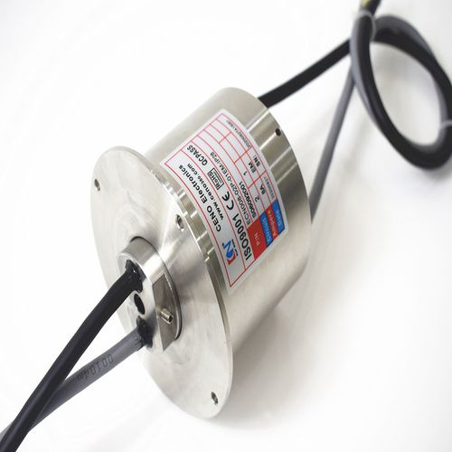 Collettore rotante via Ethernet - ECN008-02P-01EM-IP68 - CENO Electronics technology Co., Ltd - ad albero cavo / per piattaforma petrolifera / in acciaio inossidabile