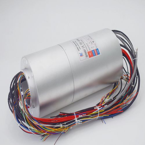 Collettore rotante via Ethernet - ECN080-20P-44S-02EG  - CENO Electronics technology Co., Ltd - Ethernet gigabit / tramite bus CAN / con foro passante
