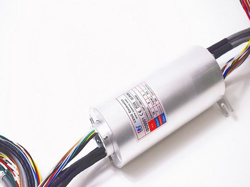 Collettore rotante via Ethernet - ECN025-28P1-08S-03EM - CENO Electronics technology Co., Ltd - con foro passante / per apparecchiatura medica / in lega d'alluminio
