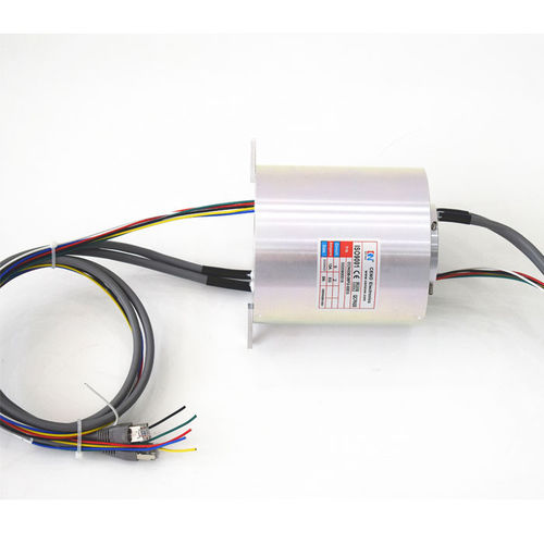 Collettore rotante a tenuta stagna - ECN038-06P2-02EG-IP64 - CENO Electronics technology Co., Ltd - elettrico / via Ethernet / ad albero cavo