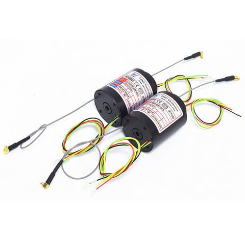 Collettore rotante ad albero cavo - ECN004-04P-01S - CENO Electronics technology Co., Ltd - per tavola rotante / per antenna radar / in lega d'alluminio