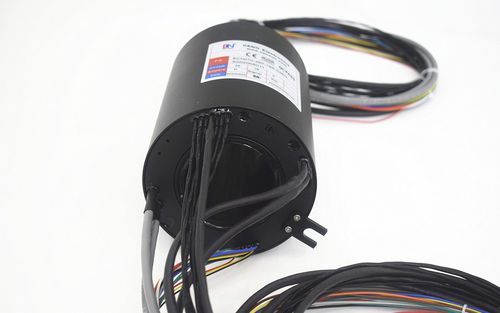 Collettore rotante via Ethernet - ECN038-04P3-04P2-02EG - CENO Electronics technology Co., Ltd - Ethernet gigabit / con foro passante / per applicazioni industriali