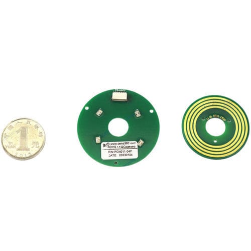 Collettore rotante per trasmissione di segnali - PCN011-04P - CENO Electronics technology Co., Ltd - con foro passante / tipo pancake / per tavola rotante