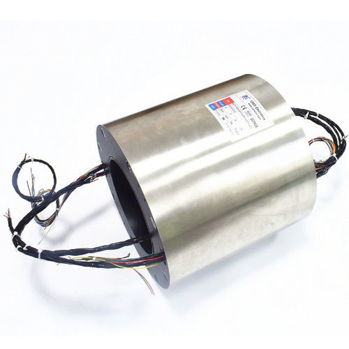 Collettore rotante con foro passante - ECN120-05P2-08S - CENO Electronics technology Co., Ltd - in acciaio inossidabile / a spazzola multitrefolo / modulare